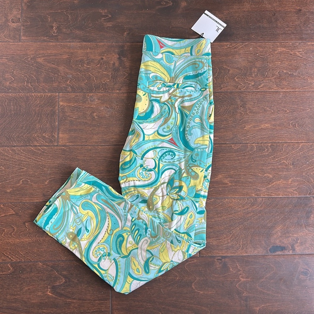 Jules & Leopold Womens Capri Pants Sz XS New Colorful Summer CLA - Picture 3 of 4
